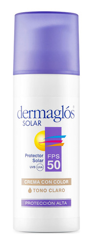 Protector Solar Dermaglós Fps 50 Tono Claro 50 Gr