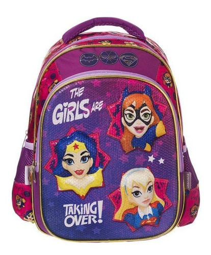 Mochila Kinder Super Hero Girls Color Multicolor