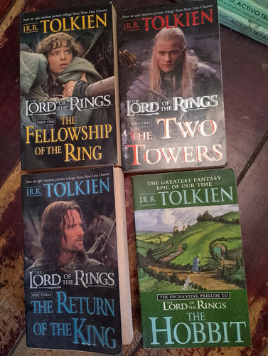 The Lord Of The Rings. 4 Libros. J. R. R. Tolkien 