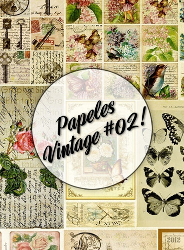 Imagen 4 de 10 de Láminas Vintage Decoupage Autoadhesivas A3 Ideal Fibrofacil