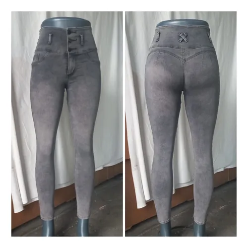 Pantalon Mezclilla Strech Mujer Jeans Super Comodos