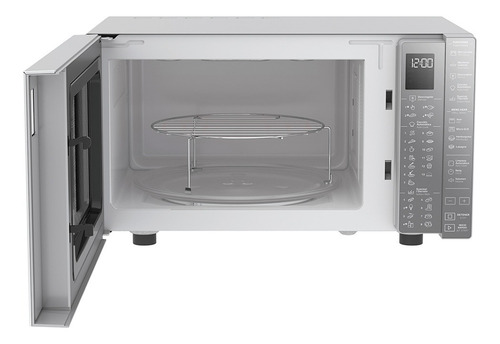 Horno De Microondas Grill Whirlpool Wm2811d Silver 1.1 Ft3