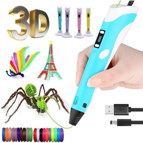 Pen 3d Led Screen Diy 3d Print Pen Creación De Juguetes