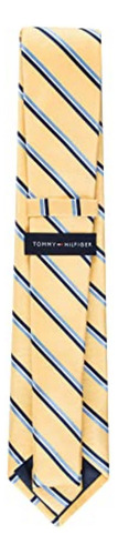 Corbata Tommy Hilfiger A Rayas Amarillas Para Hombre, 8 Cm D