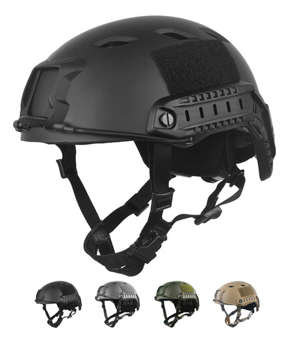 Hyout Casco De Salto De Base Rapida, Estilo Bj Airsoft, Tact