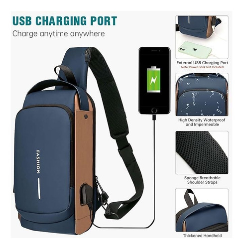 Mochila De Cintura Moderna Multifuncional Con Un Solo Hombro