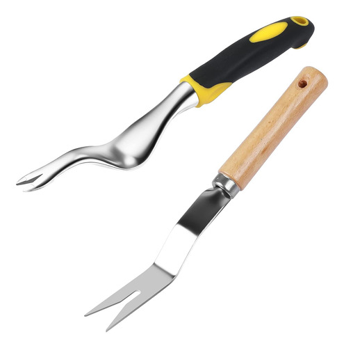 Garden Weeder Hand Weeding Tool Weed Removal Stainless ...