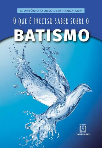 Livro O Que É Preciso Saber Sobre O Batismo, De Miranda, Dom Antonio Afonso De. Editora Santuario, Capa Mole Em Português, 2014