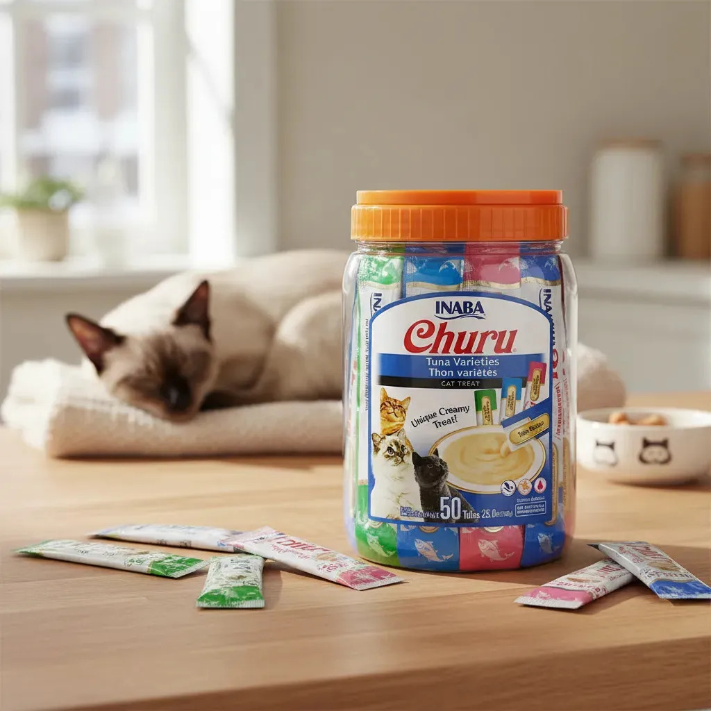 Churu Gato Sabor Atun Variedades Pack X50 Tubos