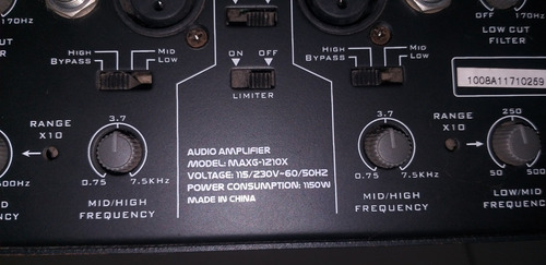 Amplificador De Potência Max G 1210x - Skp