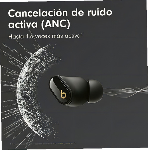Beats Studio Buds + | Audífonos Inalámbricos De Verdad Con Color Negro/Oro