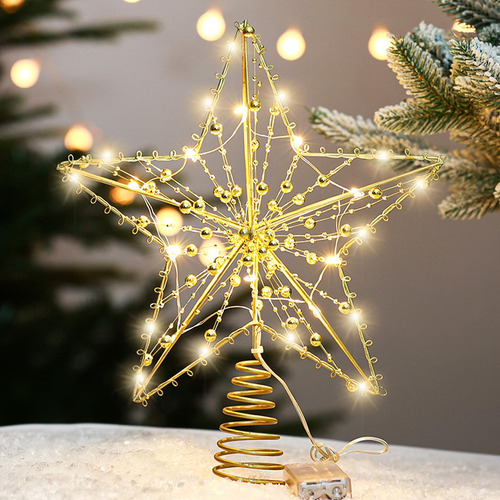 / Decoración Con Forma De Estrella Led Para Árbol De