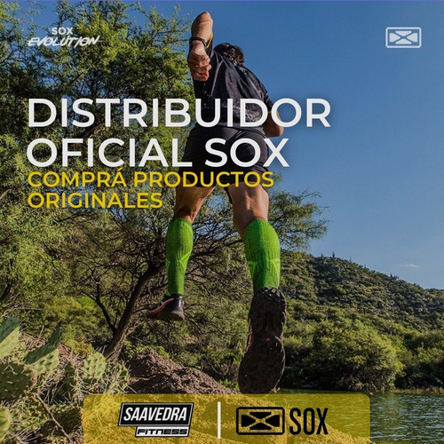 Imagen 6 de 10 de Medias Sox ® Caña Corta Pack X 3 Hombre Mujer Running Ciclismo