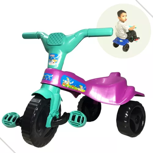 Triciclo Velotrol Motoca Pedalar Infantil Menino Ou Menina