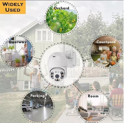 Imagen 5 de 10 de Camara Ip Wifi Exterior Inalambrica Zoom 5x