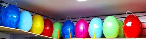 Huevo Sorpresa Gigante Regalo Rellenablede Plástico 4 Pz