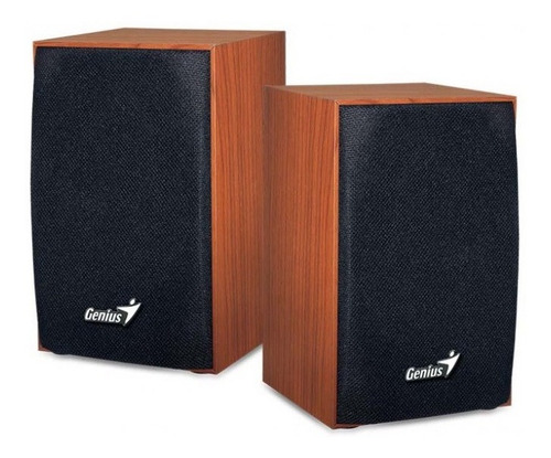 Imagen 1 de 2 de Parlantes Pc Genius Sp Hf160 Usb Control Volumen 4w Gtia.