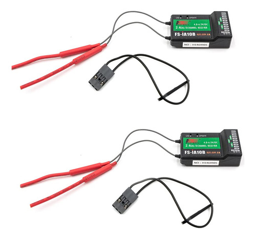 Receptor Rc Flysky Fs-ia10b De Doble Antena 10 Canales