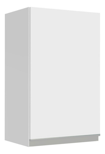 Alacena Madesa 1 Puerta 2 Compartimentos 40cm Blanco Blanco