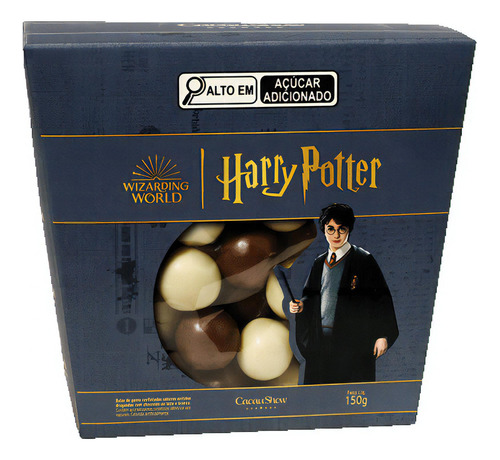 Caixa Drageados Mágicos Harry Potter 150g Cacau Show