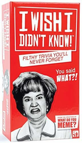 I Wish I Not Know - The Filthy Trivia Adult Party Game - Por