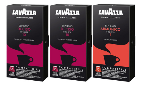 Cápsulas De Café Lavazza Espresso X30 Armónico Y Deciso 