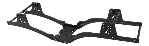 Chasis De Fibra De Carbono A Escala 1:10 Para Scx10 Negro