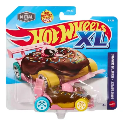 Hot Wheels KB Toys限定 Series2 箱付 Hot Wheels Xl Miniatura Metal 1:43 Mattel Jkl02 Hw Jkl12 Donut