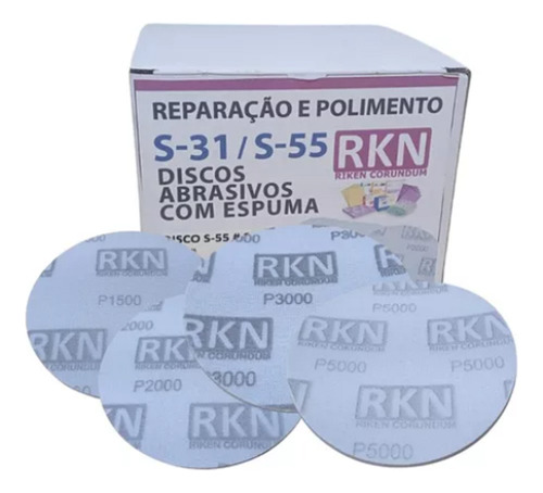 Disco Tipo Trizact 3m Norton 1500/3000/5000 6/cada Riken