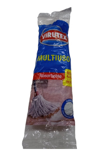 Repuesto Multiuso Mopa Redonda Algodón Absorb Virutex