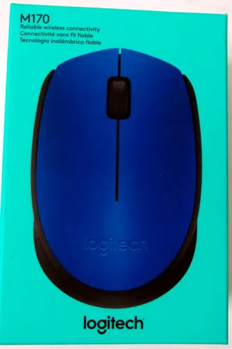 Mouse inalámbrico Logitech M170 M170 azul y negro