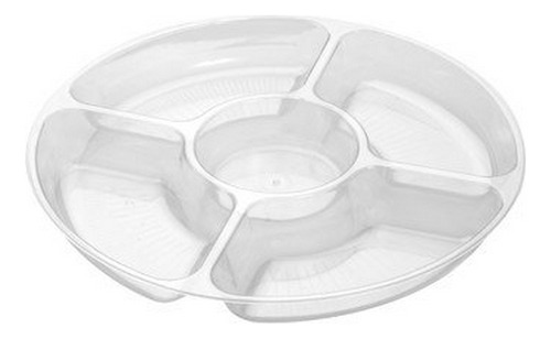 Fineline Settings Platter Pleasers Bandeja De 5 Compartiment