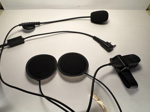 Auricular Ptt De Dedo Vhf Para Casco De Moto