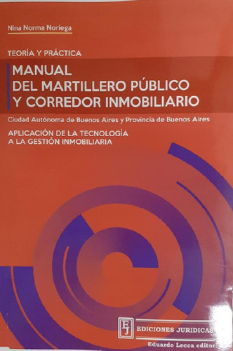 Libro - Manual Del Martillero Público Y Corredor Inmobiliar
