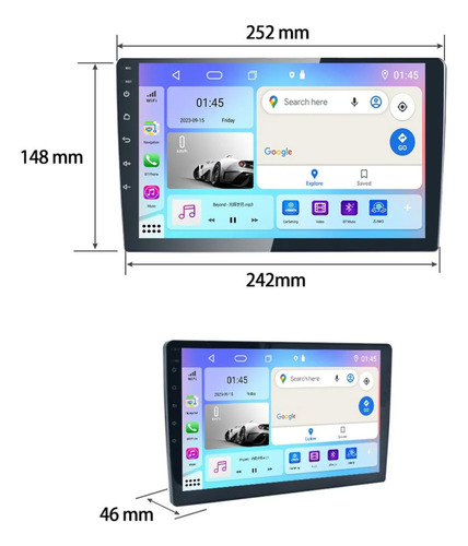 Radio 9 Pulgada Android Auto Carplay Ssangyong Korando +2013