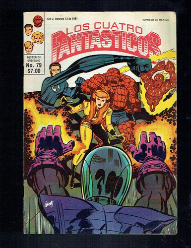 Comic Los Cuatro Fantasticos # 79 Novedades