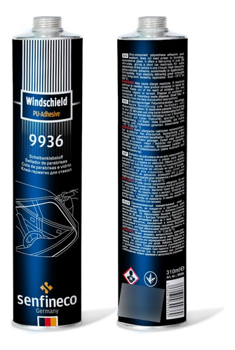 Silicona Uretano Adhesivo Parabrisas 310ml Senfineco (9936)