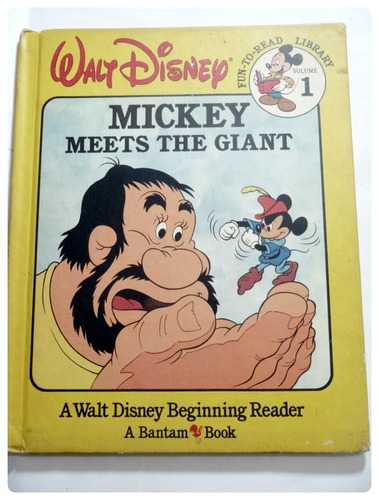 Walt Disney Mickey Meets The Giant Rarisimo Ingles 1986