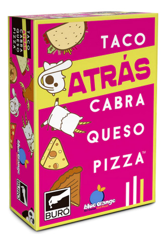 Taco Atras Gato Cabra Queso Pizza Juego Mesa Cartas Bureau