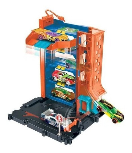 Hot Wheels City Garage Para Coches Color Multicolor