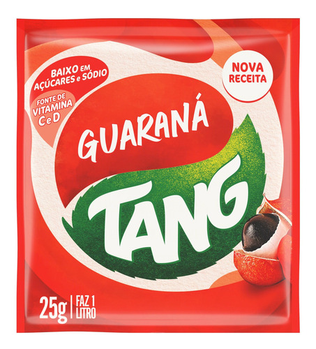 Imagem 1 de 1 de Suco Em Po Guarana Tang 25g