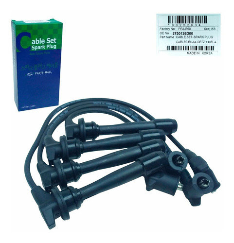 Imagen 2 de 9 de Cables Bujias Elantra 1.6 2009 2010 2011 2012 Original