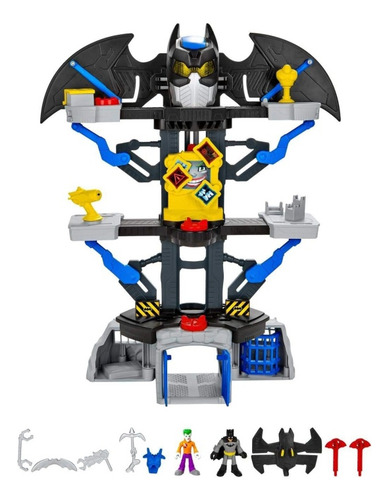 Dc Super Friends Baticueva Transformable Luz 67cm Imaginext