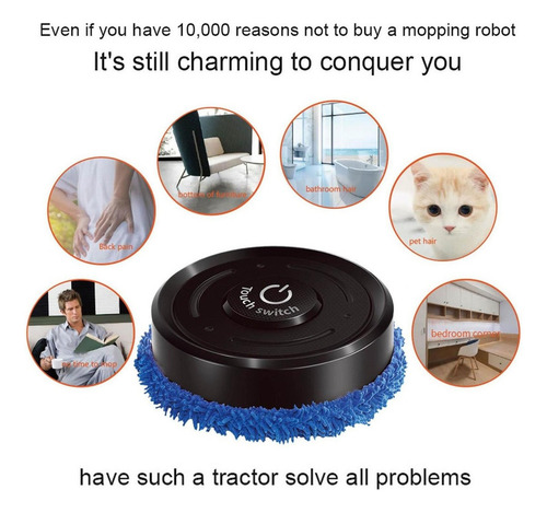 Robot Aspirador, Barredora Automática Recargable Por Usb