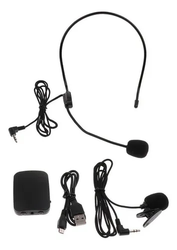 Dsv Micrófono De Diadema Inalámbrico Clip De Solapa Micro