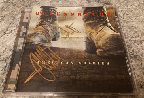 Queensryche : American Soldier (cd-imp) 2009 Autografiado