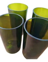 Comprar Vasos Reciclados De Botellas De Vidrio. Pack X  12 Vasos