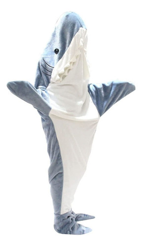 Pijama Completa Mameluco Disfraz Cosplay Tiburones Adulto