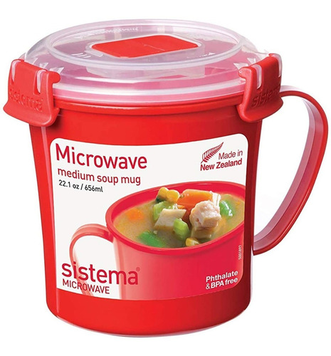 Recipiente Sistema Para Cocinar Sopa En Microondas-everkid