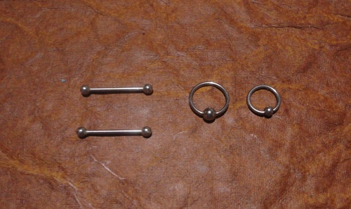 Pack 4 Joyas Piercing Oreja